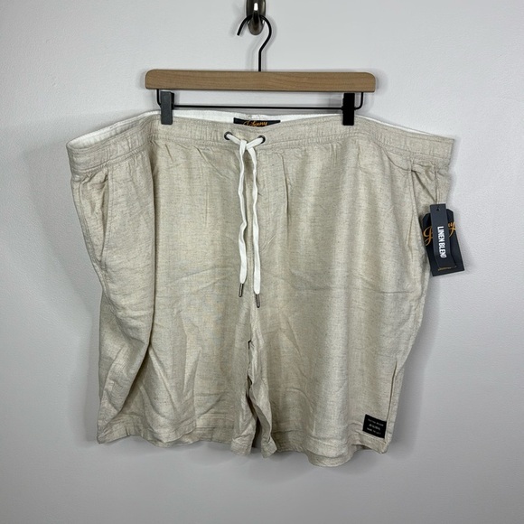 Johnny Bigg Burleigh Linen Blend Shorts Big & Tall Men’s Size 52 - Picture 1 of 8
